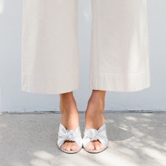 loeffler randall silver mules